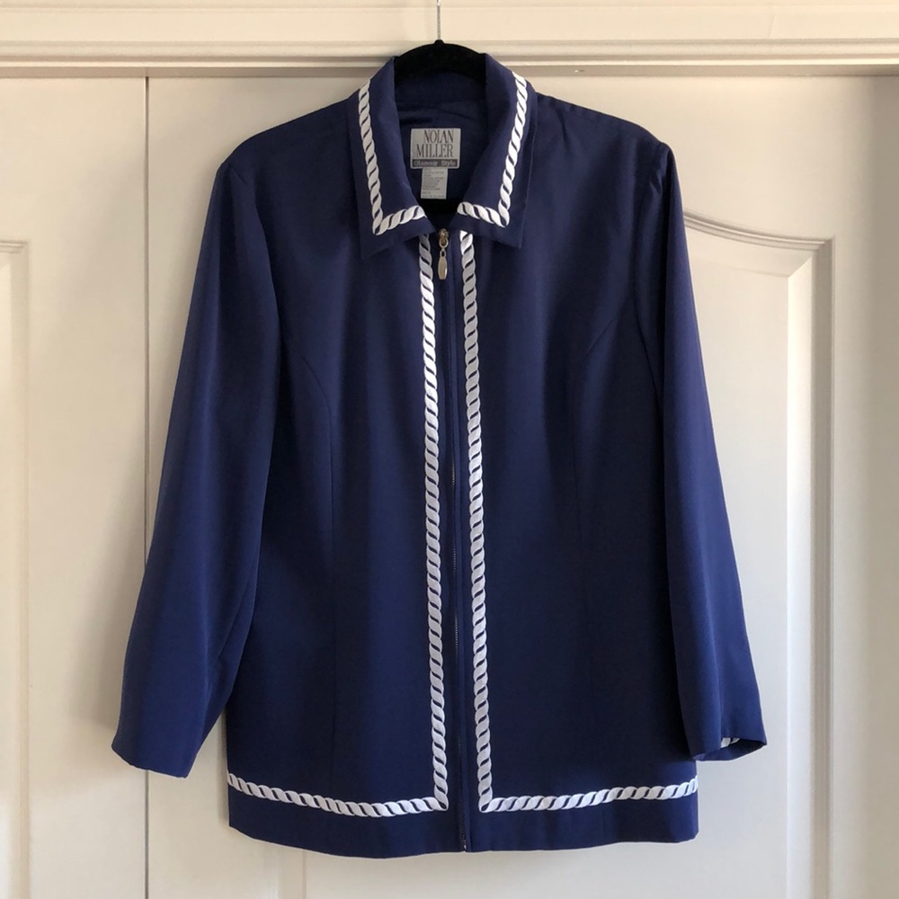 Nolan Miller Glamour Style Vintage Jacket/ Size Large